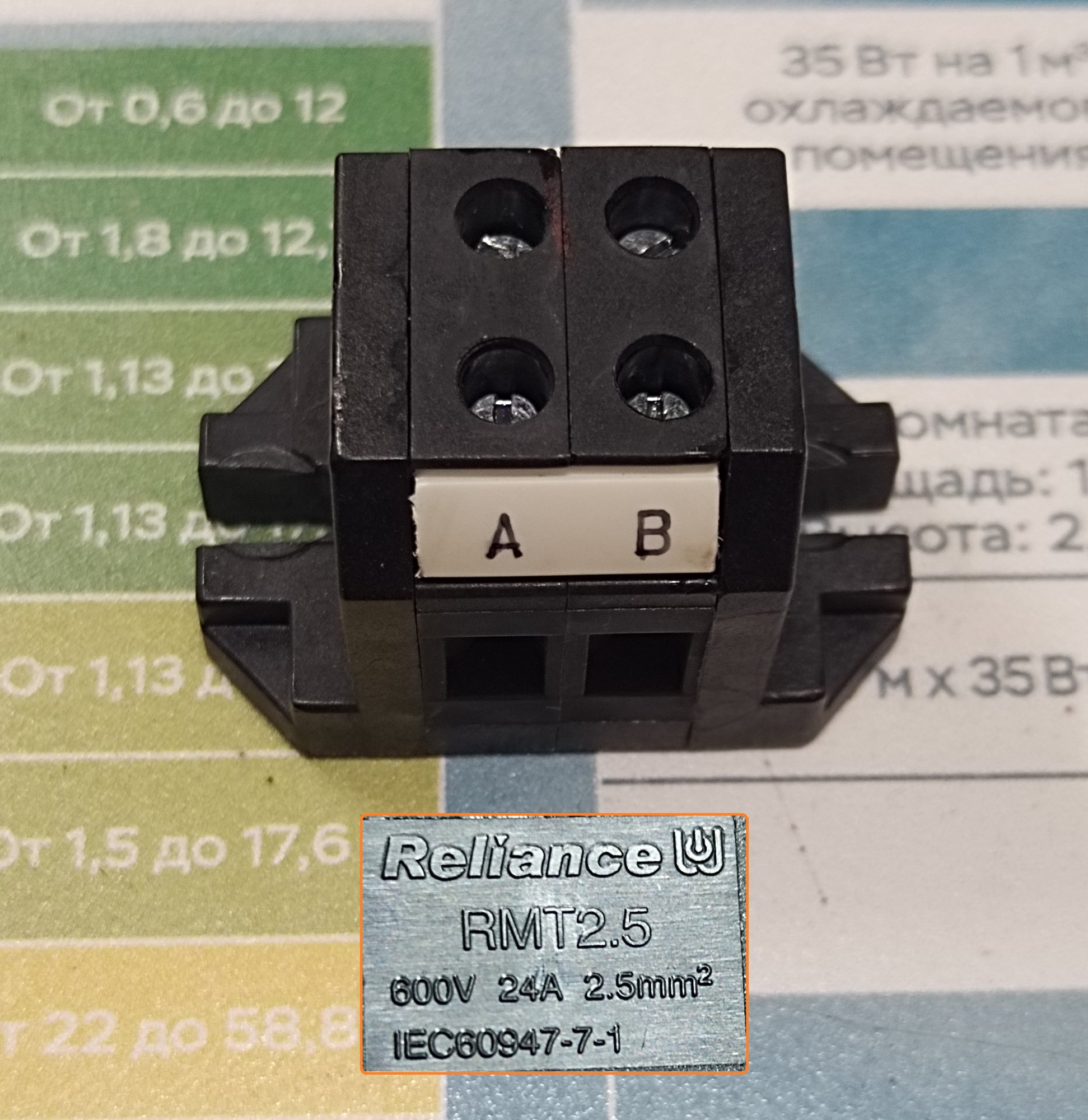 Колодка клеммная RMT2.5 / УНТ00027